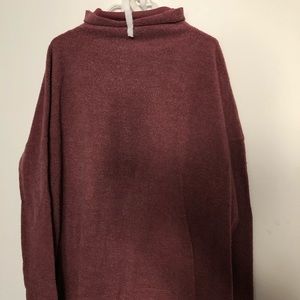 Free People Oversized Mauve Sweater